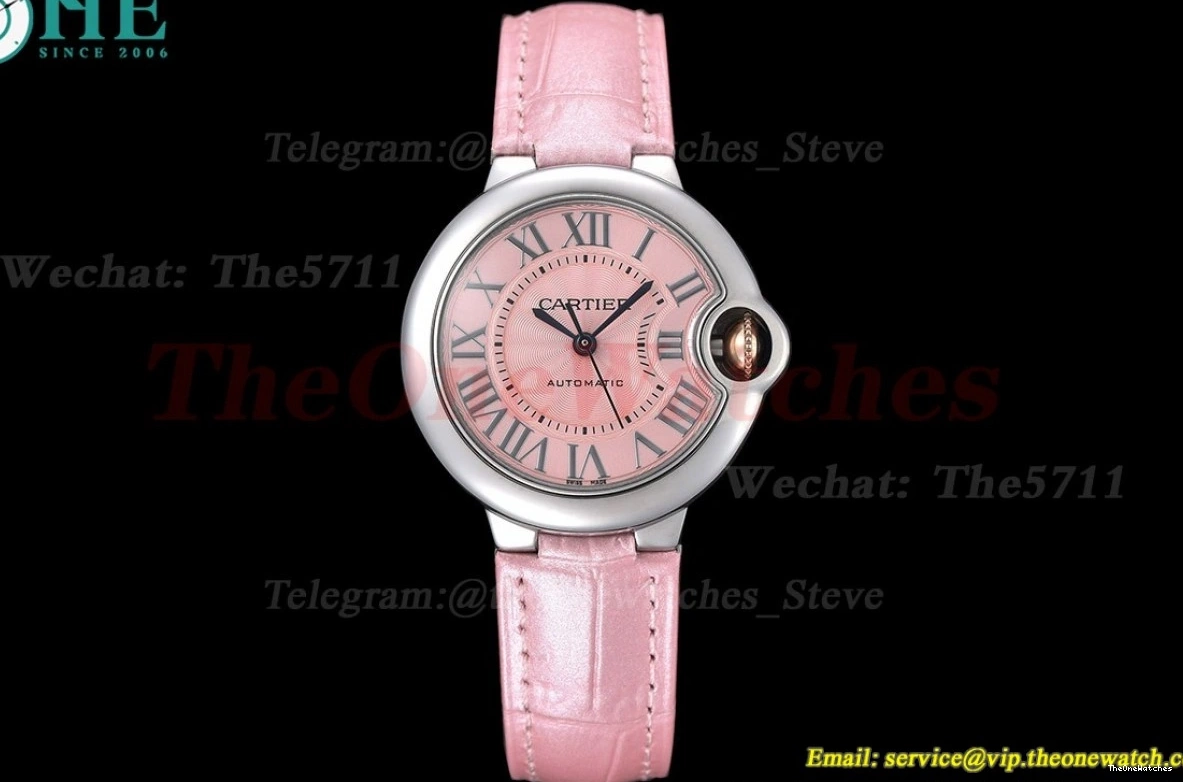 Ballon Dial De Bleu Pink 33mm SS LE Cartier GDF NH05 0215